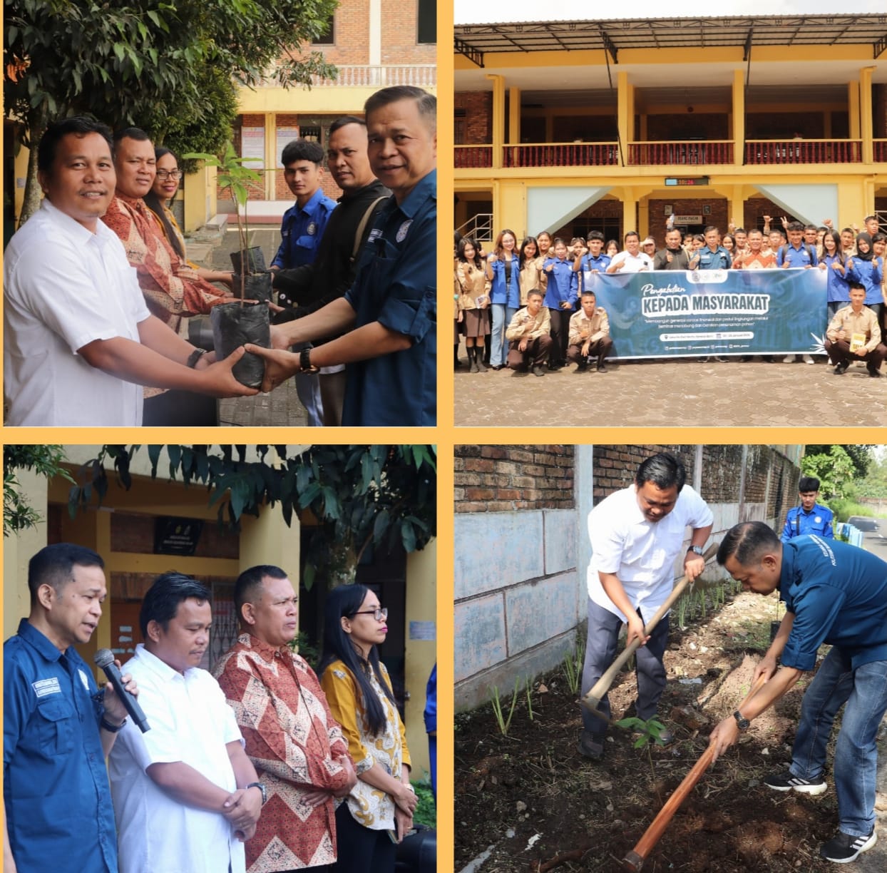Pengabdian kepada masyarakat Program Studi Keuangan dan Perbankan dengan thema membangun generasi cerdas finansial dan peduli lingkungan melalui seminar menabung dan gerakan penanaman pohon di SMA RK DELI MURNI BANDAR BARU pada hari Jumat 23 Januari 2026